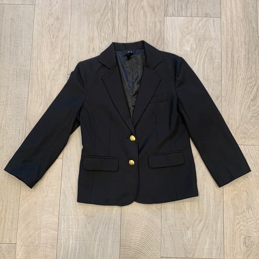 Aqua Black Blazer